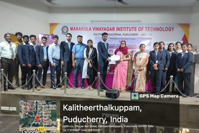 MBA students from I and II Year actively participated in the HR SDG Conclave at MVIT On 21st March 2025