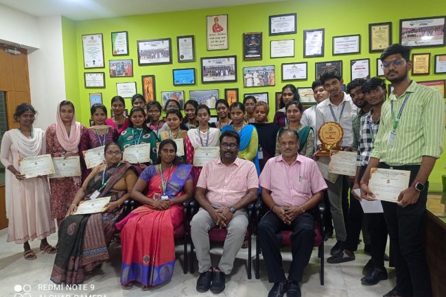 SVCET I Year MBA students have participated and presented research papers at the National Conference on Contemporary Issues in Business and Management for Sustainable Development CIBMSD 2025