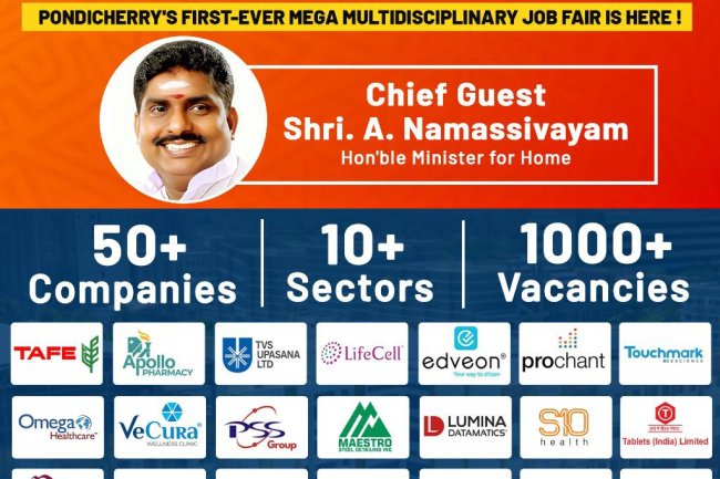 SVCET campus connect Mega Job Fair on 17-5-2025 