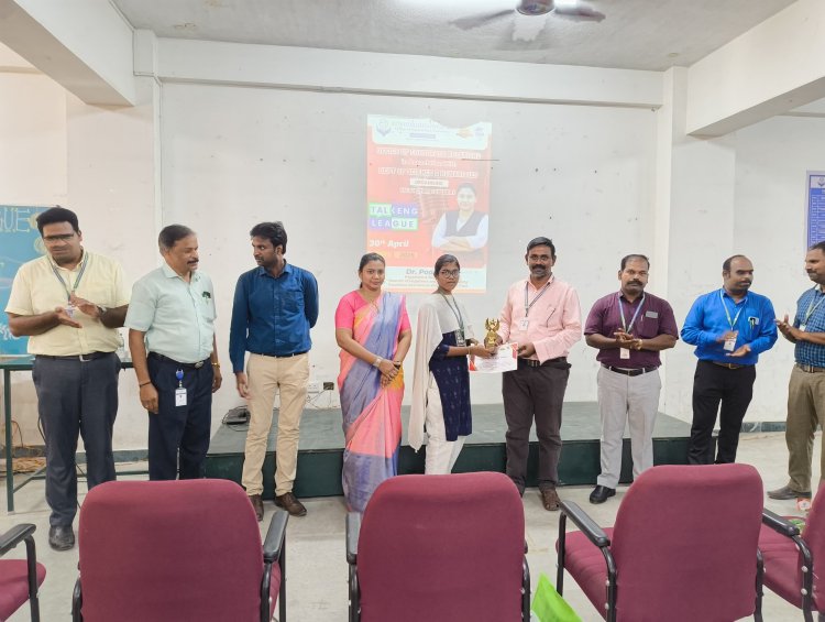 TALKENG LEAGUE 2025 a communication skills development programme for first year BTech students on 30th April 2025