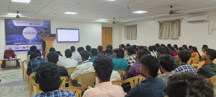SVCET launched the Tech Camp  a dynamic three-day event powered by the collaborative efforts of SVCET EduSkills and Zscaler