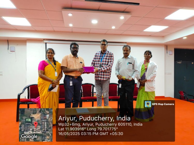 SVCET R and  D cell organized a public awareness session of Indian Security and Education Awareness on Cyber safety and Cyber hygiene practices for more than 350 students from SVCET and ICON