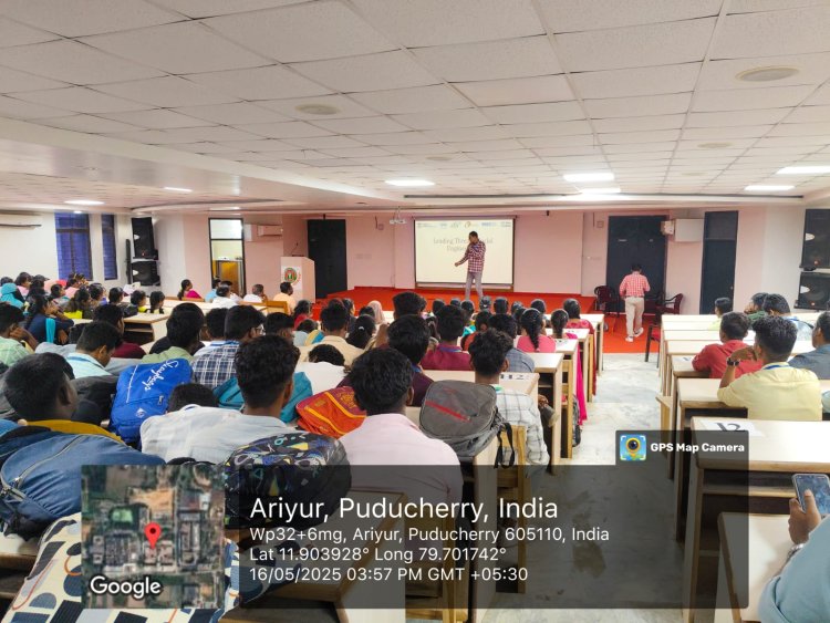 SVCET R and  D cell organized a public awareness session of Indian Security and Education Awareness on Cyber safety and Cyber hygiene practices for more than 350 students from SVCET and ICON