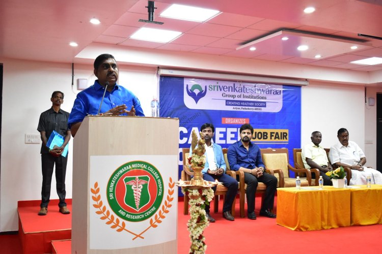 SVCET campus connect Mega Job Fair on 17-5-2025 