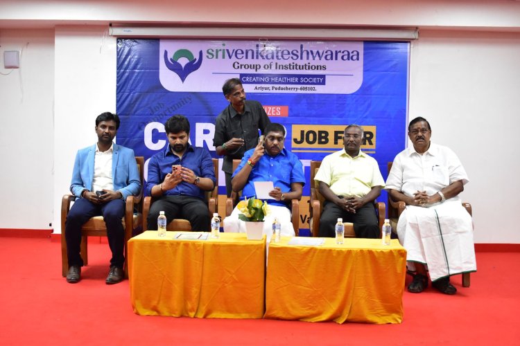 SVCET campus connect Mega Job Fair on 17-5-2025 