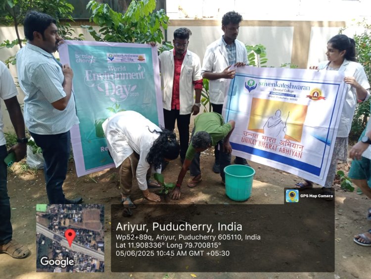 World Environment Day 2025 – Plantation Drive by SVDC Dental College