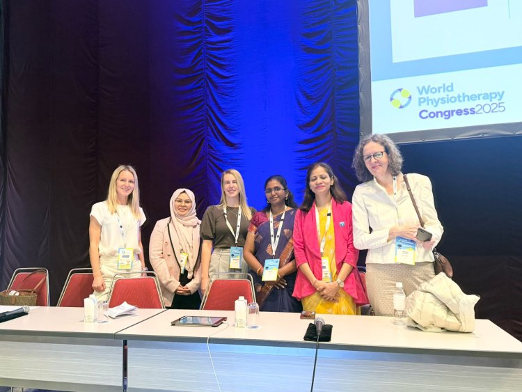 Global Spotlight: Dr. Jeyanthi. S, honoured by the World Physiotherapy Congress