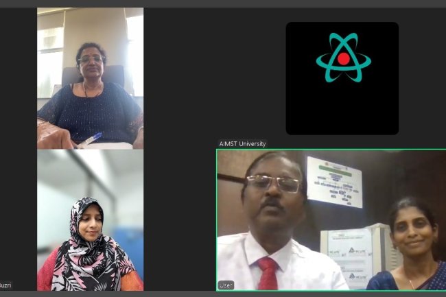SVGI and AIMST University held a second Zoom meeting.