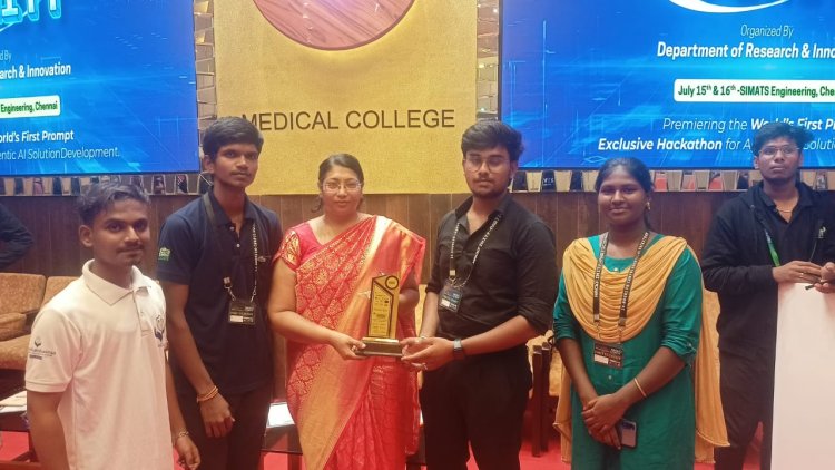  Third Year B Tech SVCET  CSE students developed an advanced AI-powered DevOps Agent 