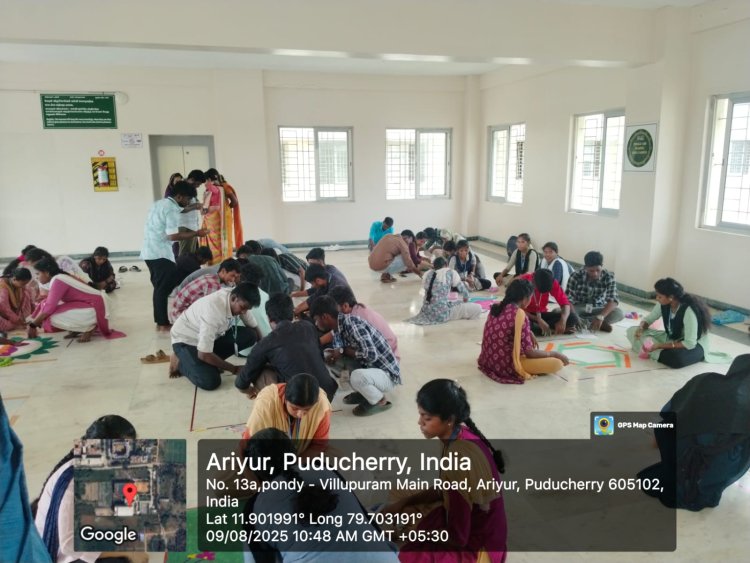 Har Ghar Tiranga campaign initiated by the Government of India SVCET NSS unit organized Events on 9 August 25
