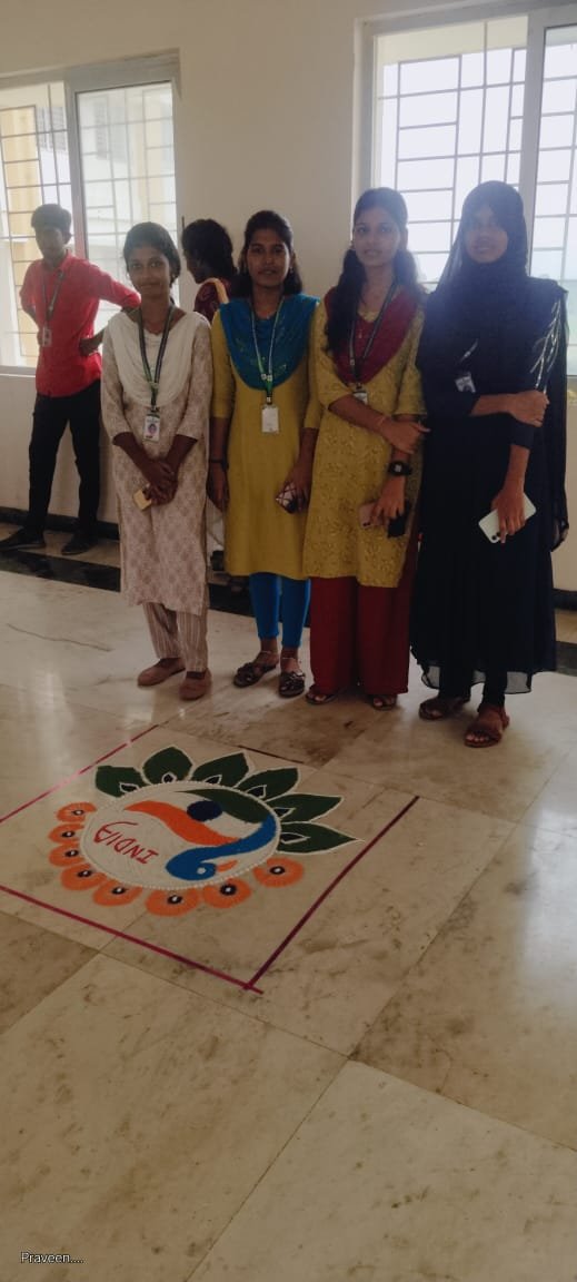 Har Ghar Tiranga campaign initiated by the Government of India SVCET NSS unit organized Events on 9 August 25