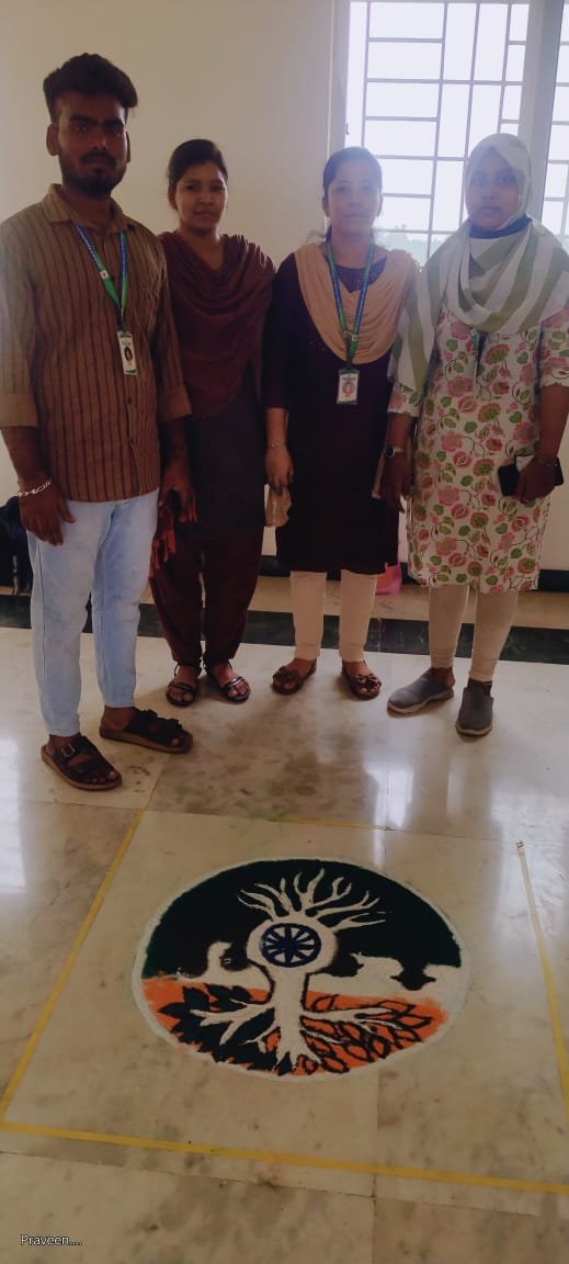 Har Ghar Tiranga campaign initiated by the Government of India SVCET NSS unit organized Events on 9 August 25