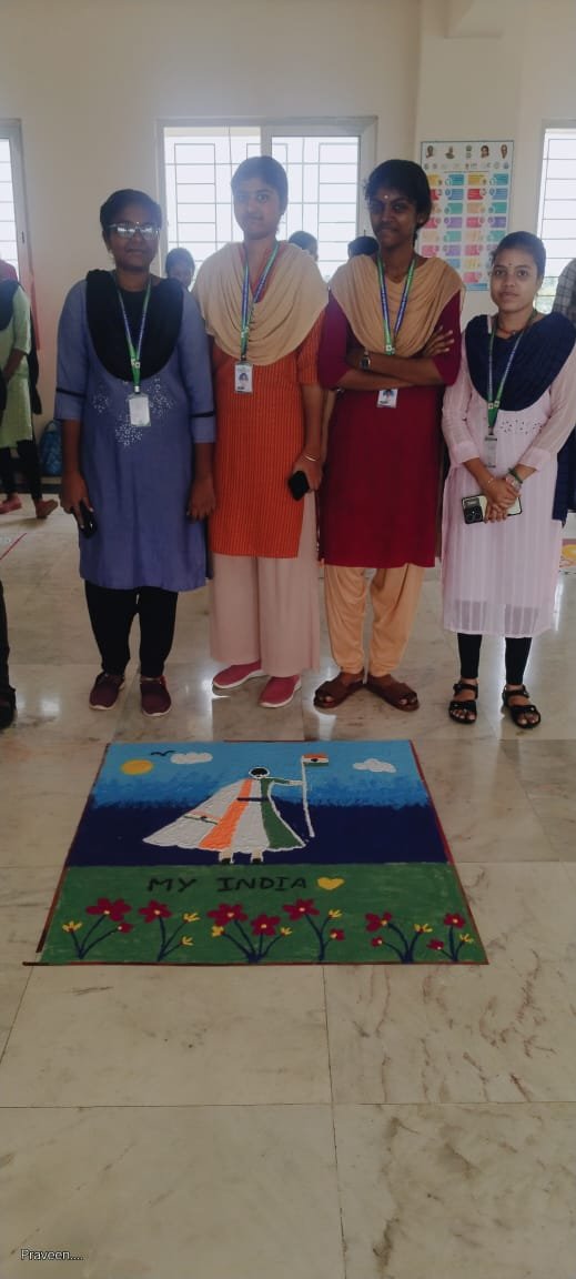 Har Ghar Tiranga campaign initiated by the Government of India SVCET NSS unit organized Events on 9 August 25