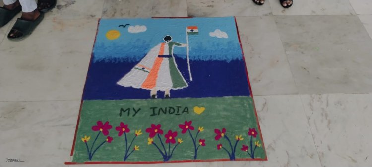 Har Ghar Tiranga campaign initiated by the Government of India SVCET NSS unit organized Events on 9 August 25