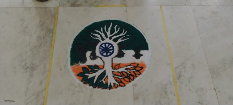 Har Ghar Tiranga campaign initiated by the Government of India SVCET NSS unit organized Events on 9 August 25