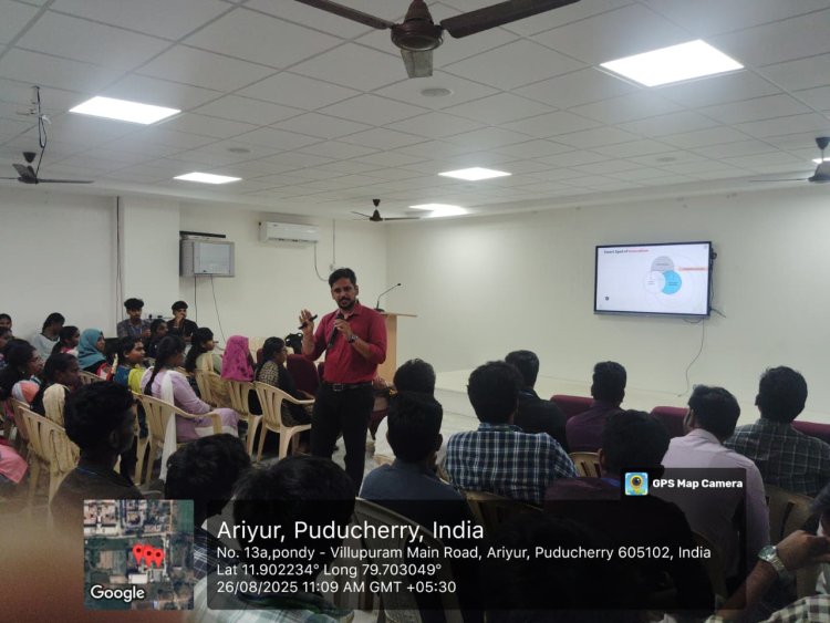 SVCET IIC Cell has conducted a Session on Entrepreneurship Startups and Incubation on 26 th August 2025