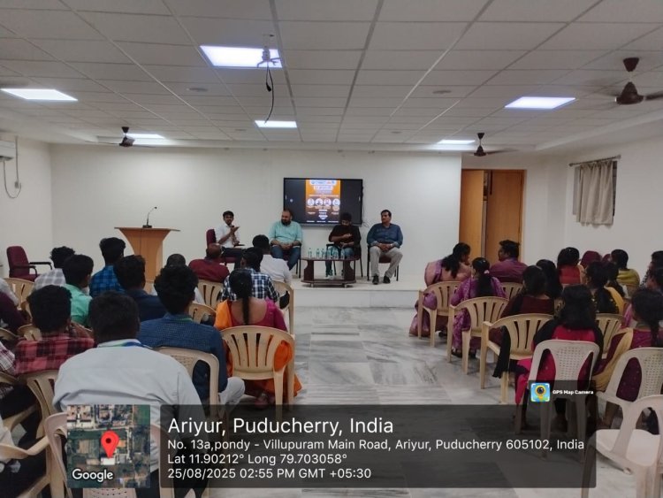 SVCET Conducted Panel Discussion on Innovation and Startup Ecosystem on 25th August 2025 at  PG Seminar Hall