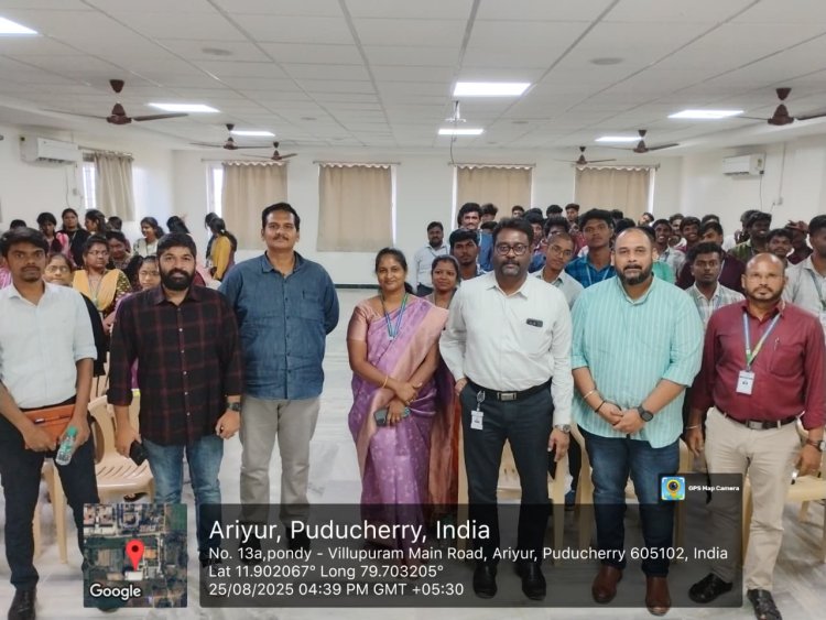 SVCET Conducted Panel Discussion on Innovation and Startup Ecosystem on 25th August 2025 at  PG Seminar Hall