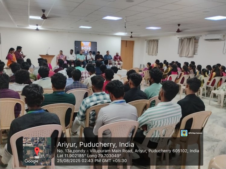 SVCET Conducted Panel Discussion on Innovation and Startup Ecosystem on 25th August 2025 at  PG Seminar Hall