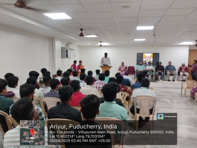 SVCET Conducted Panel Discussion on Innovation and Startup Ecosystem on 25th August 2025 at  PG Seminar Hall