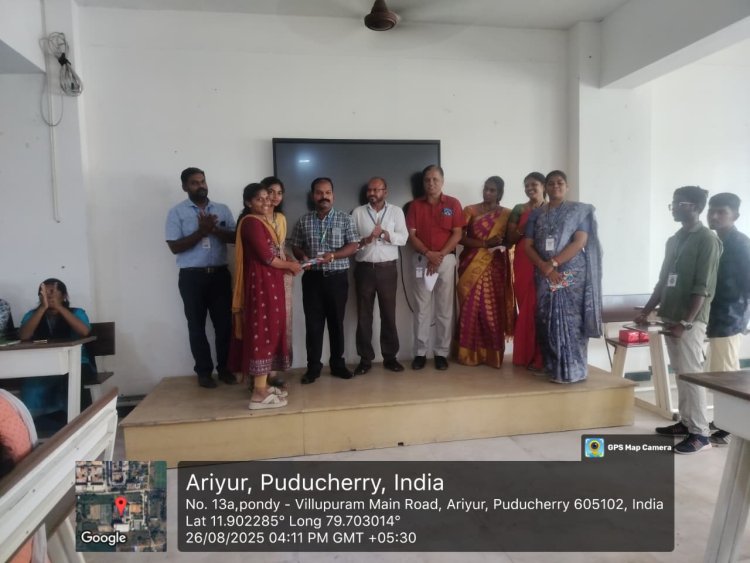 SVCET Celebrated Vinayagar Chaturthi with Eco-friendly Idol Making Contest