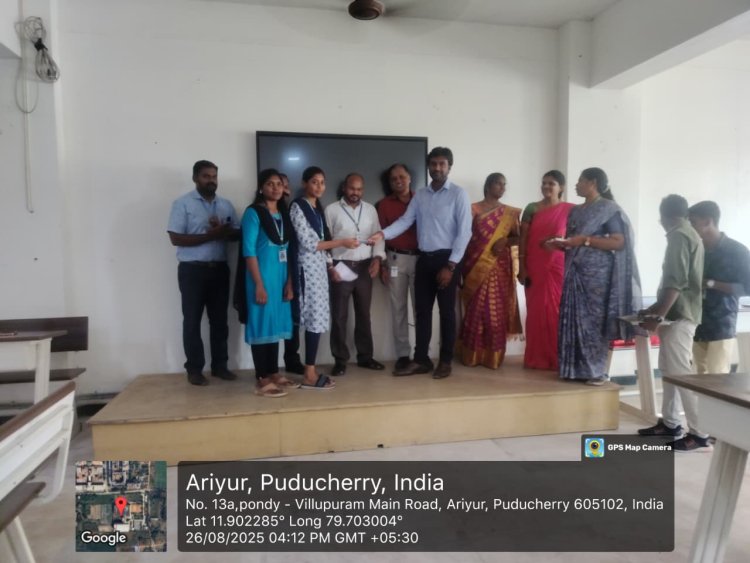 SVCET Celebrated Vinayagar Chaturthi with Eco-friendly Idol Making Contest