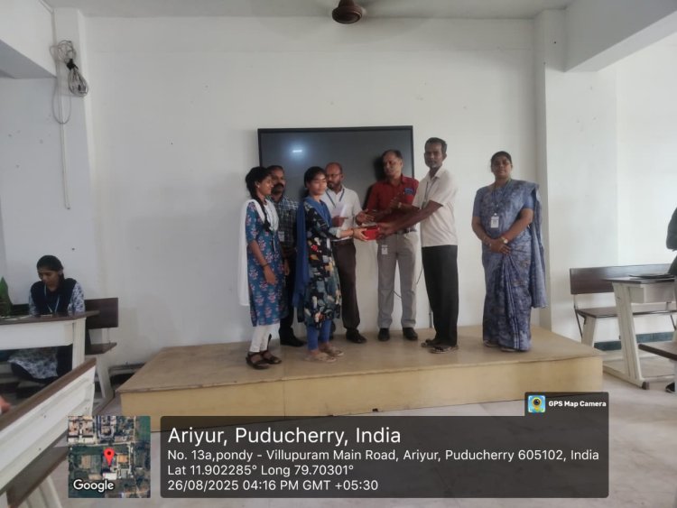 SVCET Celebrated Vinayagar Chaturthi with Eco-friendly Idol Making Contest