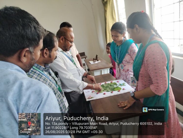 SVCET Celebrated Vinayagar Chaturthi with Eco-friendly Idol Making Contest