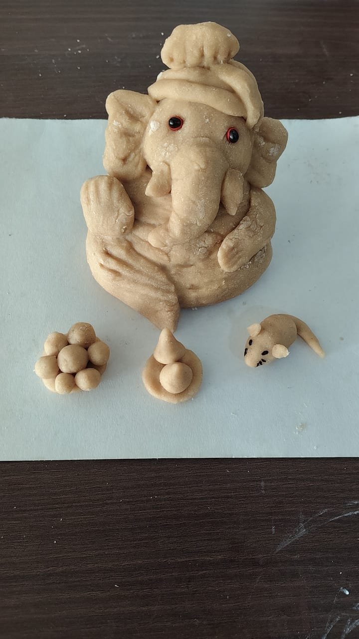 SVCET Celebrated Vinayagar Chaturthi with Eco-friendly Idol Making Contest