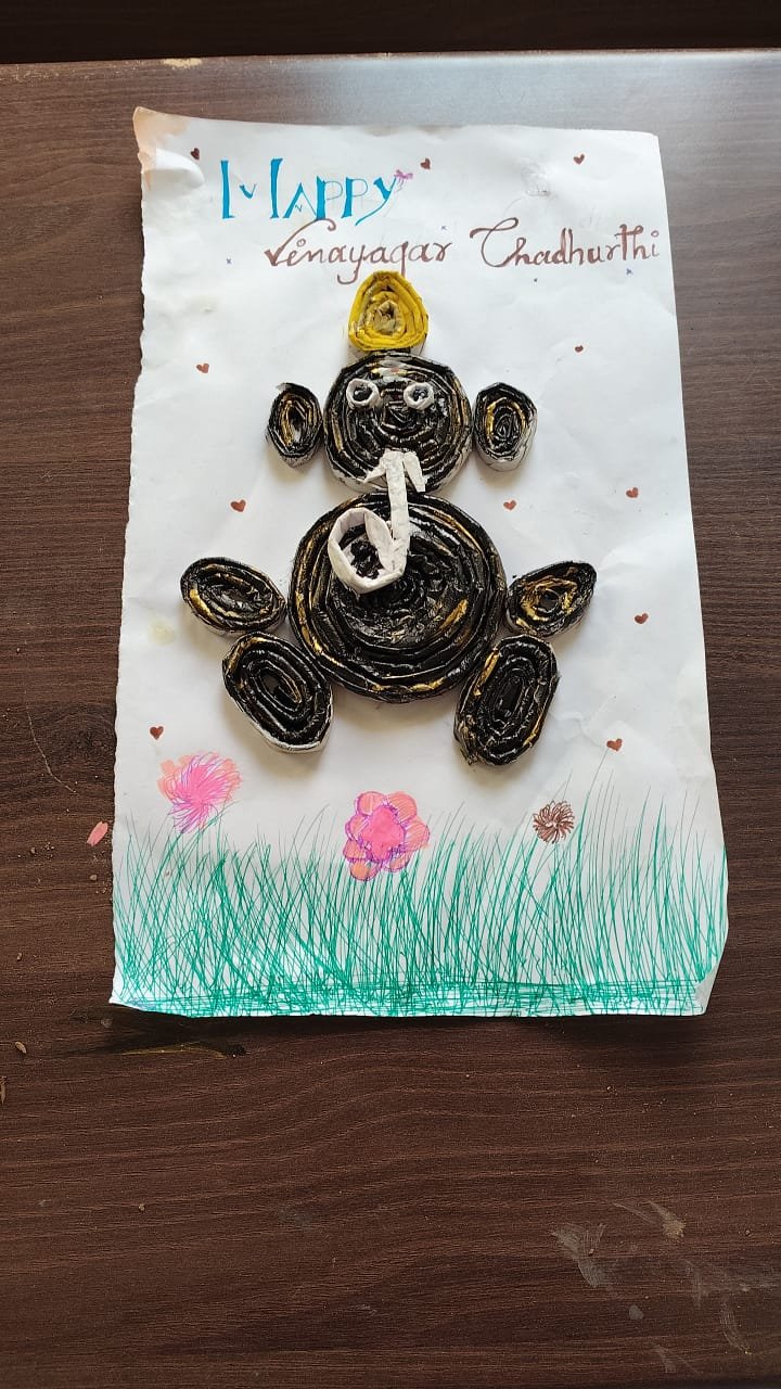 SVCET Celebrated Vinayagar Chaturthi with Eco-friendly Idol Making Contest