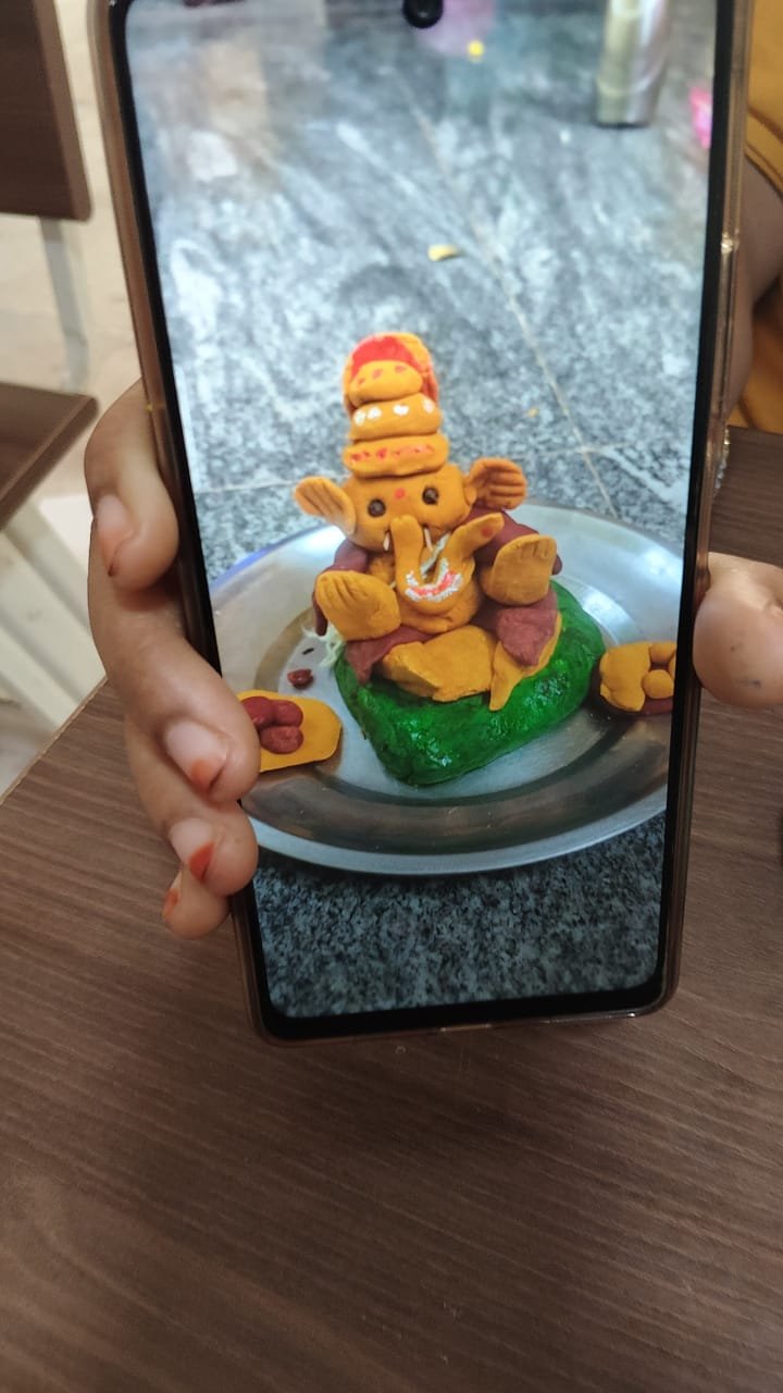 SVCET Celebrated Vinayagar Chaturthi with Eco-friendly Idol Making Contest