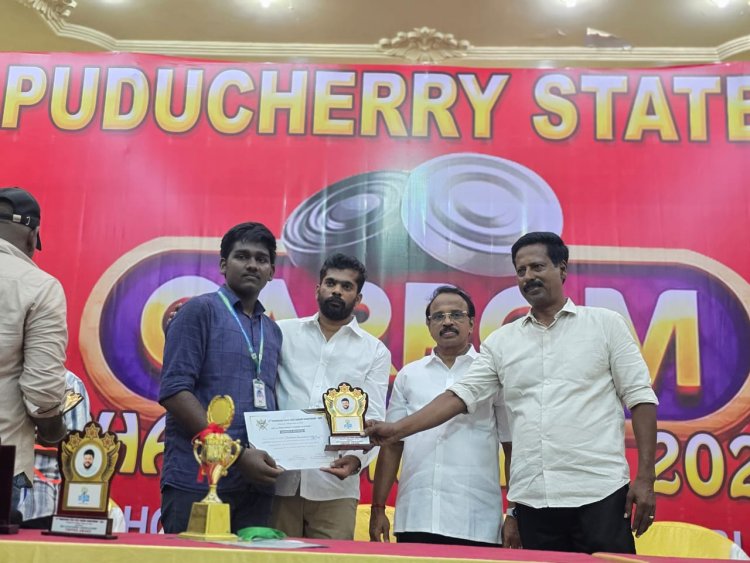  SVCET BME Students Served as Umpires in 18th Pondicherry State Level Carrom Championship 2025