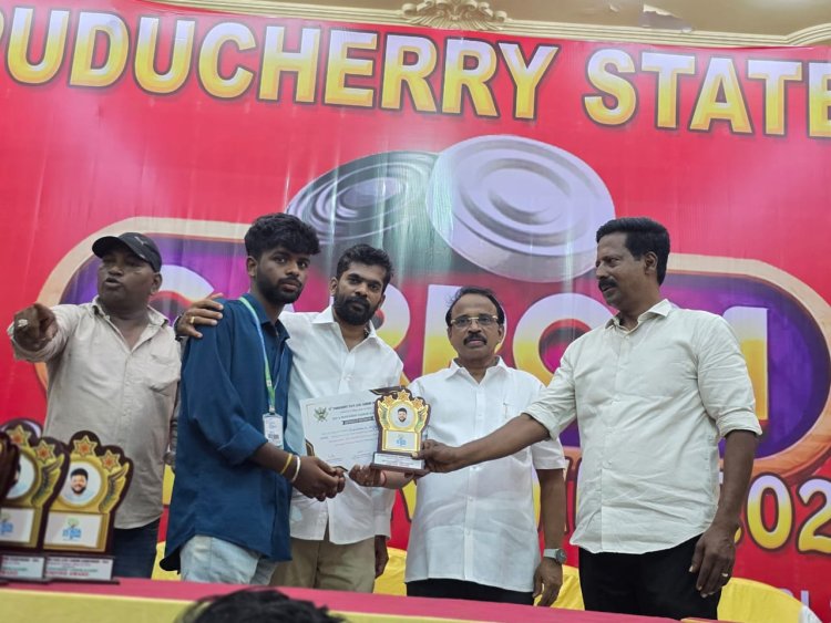  SVCET BME Students Served as Umpires in 18th Pondicherry State Level Carrom Championship 2025