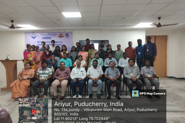 SVCET EEE Department conducted 1 week FDP programme from 8th September 2025 to 13th September 2025