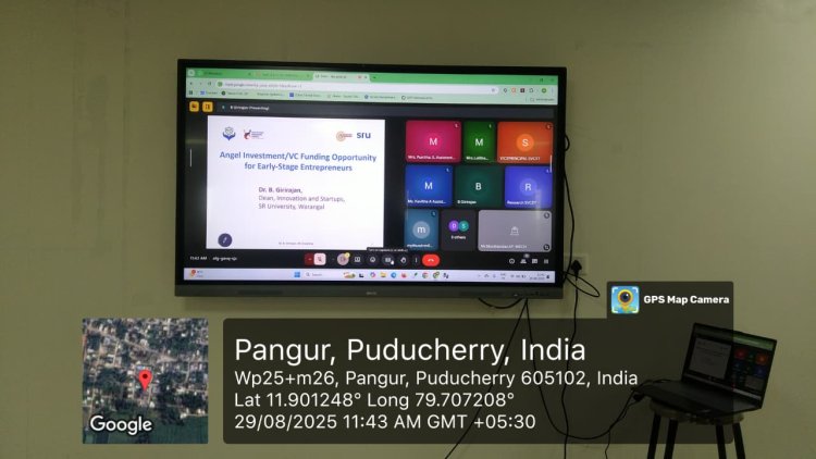 Session on Angel Venture Capitals Funding on 29th August 2025