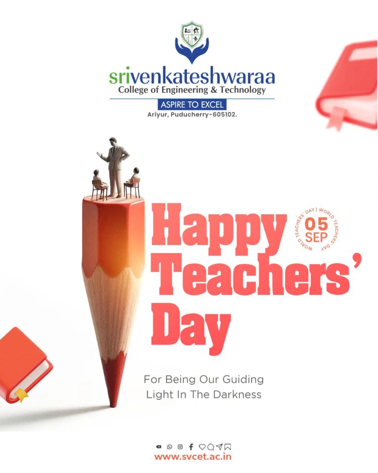 Teachers day celebration along with Onam Festival celebration at SVCET on 5 Sept 2025