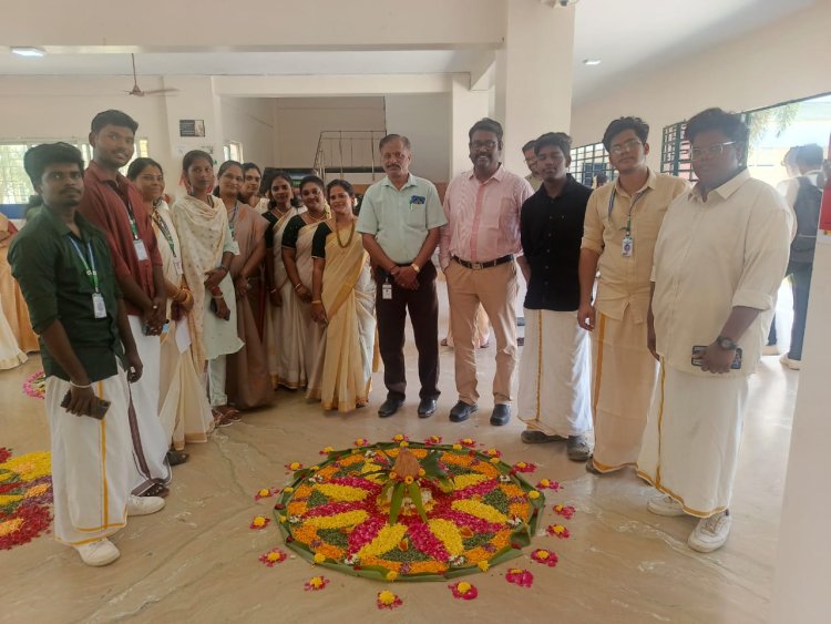 Teachers day celebration along with Onam Festival celebration at SVCET on 5 Sept 2025