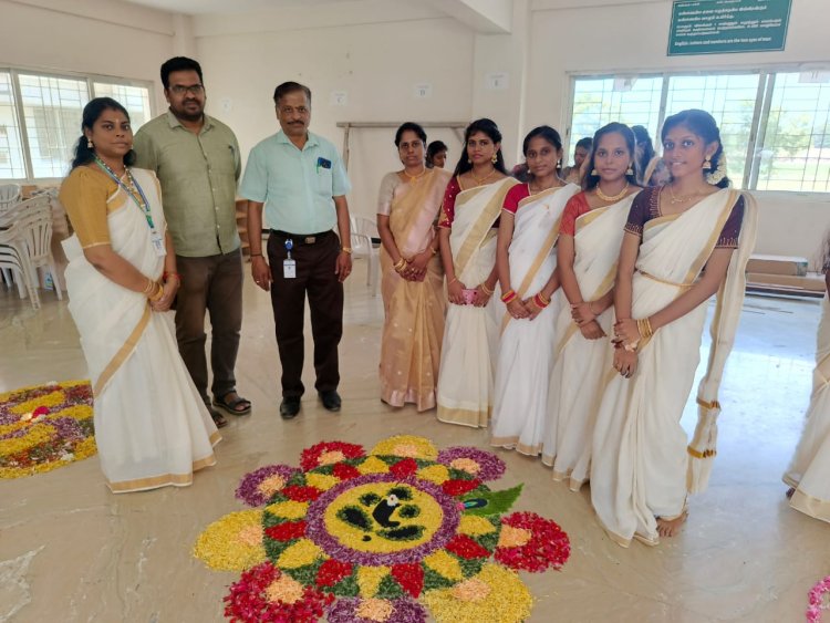Teachers day celebration along with Onam Festival celebration at SVCET on 5 Sept 2025