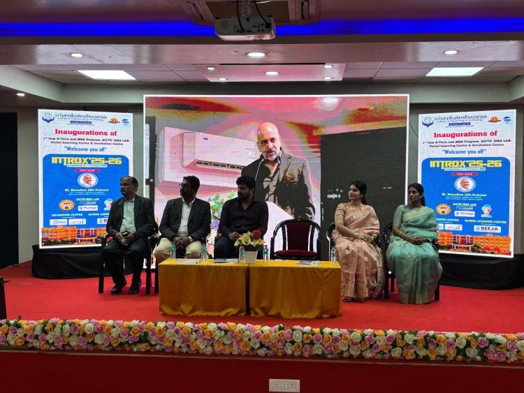 INTROX 2025 FIRST YEAR UG AND PG MBA ACADEMIC YEAR INAUGURATION CEREMONY  ALONG WITH IDEA LAB OPENING INCUBATION CENTERS OPENING GLOBAL LEARNING CENTER OPENING ON 17TH SEPTEMBER 2025