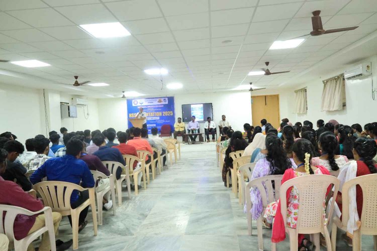 NSS Orientation Programme conducted on 19-9-2025 at SVCET