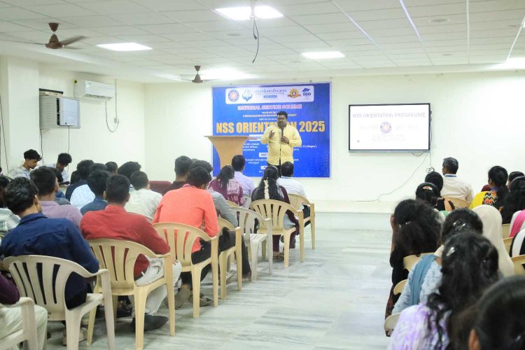 NSS Orientation Programme conducted on 19-9-2025 at SVCET