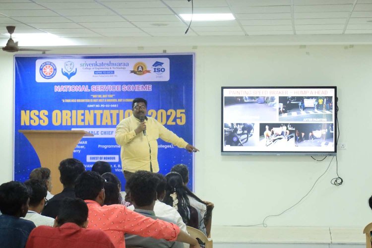 NSS Orientation Programme conducted on 19-9-2025 at SVCET