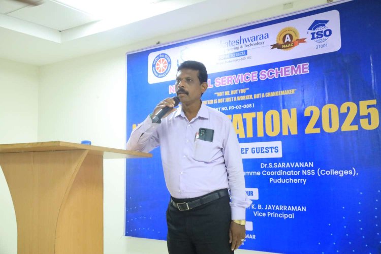 NSS Orientation Programme conducted on 19-9-2025 at SVCET
