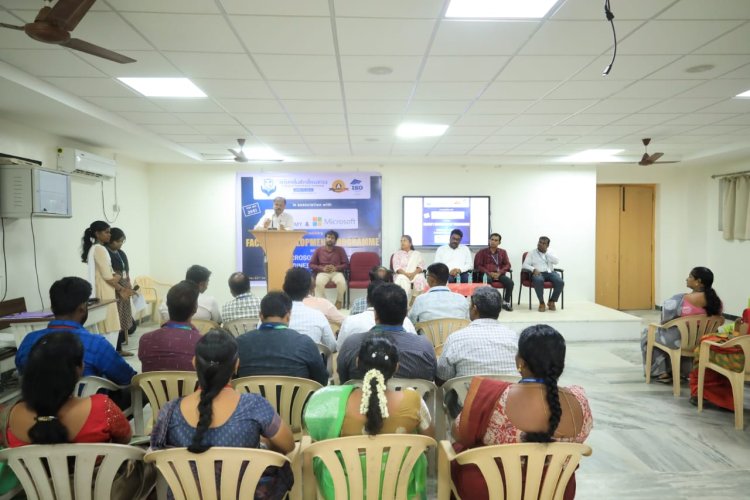 SVCET Conducted Microsoft Azure AI Engineer Associate 6 days FDP  with ICTACT from 22nd September 2025 to 26th September 2025 