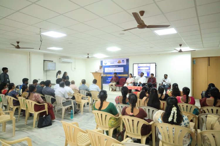 SVCET Conducted Microsoft Azure AI Engineer Associate 6 days FDP  with ICTACT from 22nd September 2025 to 26th September 2025 