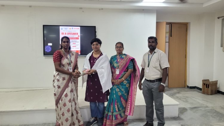 Dengue Awareness Rally and blood cancer and a stem cell donor registration conducted by SVCET NSS candidates