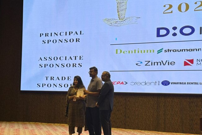 First Place in the Research session