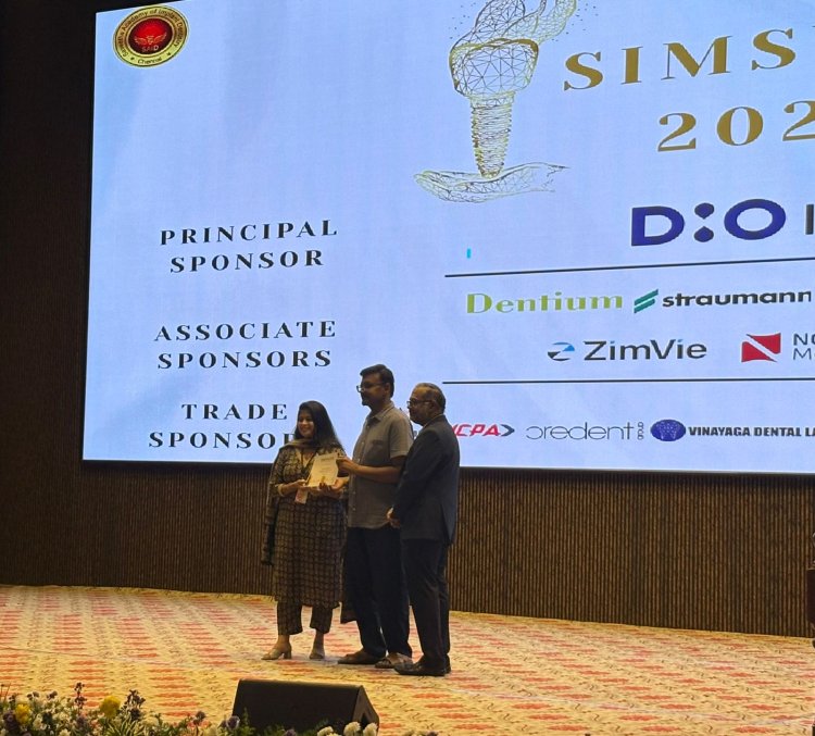 First Place in the Research session