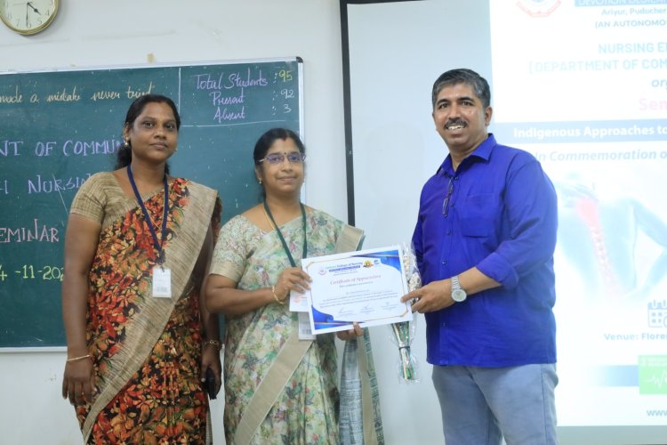 Seminar on Indigenous Approaches to the Care of Clients with Arthritis