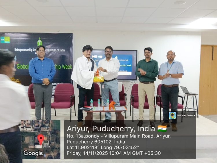 SVCET EDI CELL has celebrated Global Entrepreneurship Week on 14th November 2025